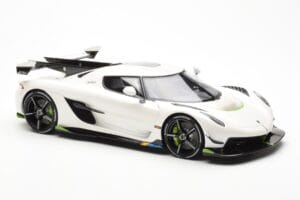 Koenigsegg Jesko Attack Baltas GT Spirit 1:18 GT389 Derva - nuotrauka 4 iš 6