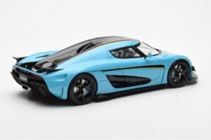 Koenigsegg Regera Baby Mėlynas GT Spirit 1:18 GT881 Derva - nuotrauka 2 iš 6
