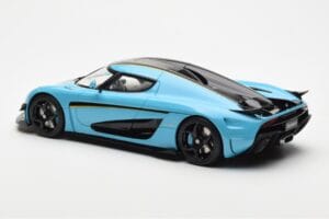 Koenigsegg Regera Baby Mėlynas GT Spirit 1:18 GT881 Derva - nuotrauka 5 iš 6