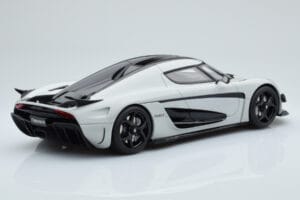 Koenigsegg Regera Pilkas Asia Exclusive GT Spirit 1:18 CLDC026 Derva - nuotrauka 2 iš 5