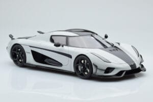 Koenigsegg Regera Pilkas Asia Exclusive GT Spirit 1:18 CLDC026 Derva - nuotrauka 3 iš 5