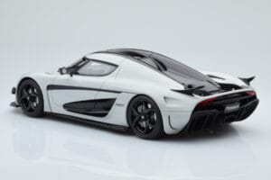 Koenigsegg Regera Pilkas Asia Exclusive GT Spirit 1:18 CLDC026 Derva - nuotrauka 4 iš 5