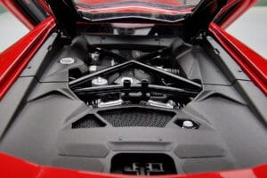 Lamborghini Aventador LP700-4 Andromeda Raudonas AUTOart 1:18 74669 Metalas - nuotrauka 9 iš 10