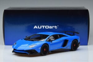Lamborghini Aventador LP750-4 SV Mėlynas AUTOart 1:18 74559 Kompozitas - nuotrauka 8 iš 8