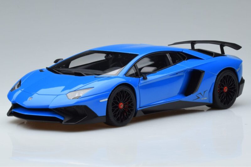 Lamborghini Aventador LP750-4 SV Mėlynas AUTOart 1:18 74559 Kompozitas