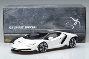 Lamborghini Centenario Perlamutrinė Balta GT Spirit 1:18 GTS18503W Derva - nuotrauka 6 iš 6