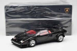 Lamborghini Countach LP 5000 Quattrovalvole Juodas Kyosho 1:18 08320BK Metalas - nuotrauka 8 iš 8
