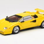 Lamborghini Countach LP 5000 Quattrovalvole Geltonas Kyosho 1:18