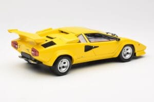 Lamborghini Countach LP 5000 Quattrovalvole Geltonas Kyosho 1:18 08320Y Metalas - nuotrauka 3 iš 8