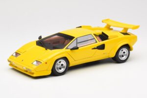 Lamborghini Countach LP 5000 Quattrovalvole Geltonas Kyosho 1:18