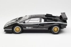Lamborghini Countach LP 500R Juodas Kyosho 1:18 08320C Metalas - nuotrauka 4 iš 8