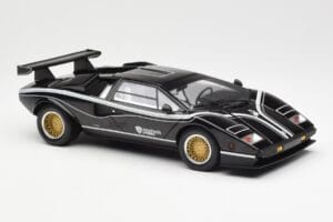 Lamborghini Countach LP 500R Juodas Kyosho 1:18 08320C Metalas - nuotrauka 6 iš 8