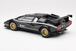 Lamborghini Countach LP 500R Juodas Kyosho 1:18 08320C Metalas - nuotrauka 7 iš 8