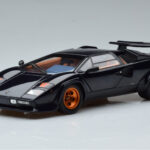 Lamborghini Countach LP500S Walter Wolf Tamsiai Mėlynas Kyosho 1:18