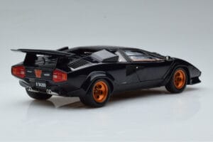 Lamborghini Countach LP500S Walter Wolf Tamsiai Mėlynas Kyosho 1:18 08320D Metalas - nuotrauka 3 iš 11