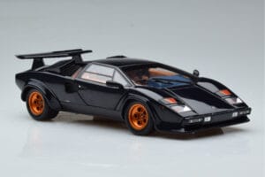 Lamborghini Countach LP500S Walter Wolf Tamsiai Mėlynas Kyosho 1:18 08320D Metalas - nuotrauka 6 iš 11