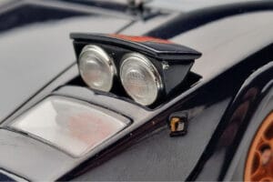 Lamborghini Countach LP500S Walter Wolf Tamsiai Mėlynas Kyosho 1:18 08320D Metalas - nuotrauka 10 iš 11