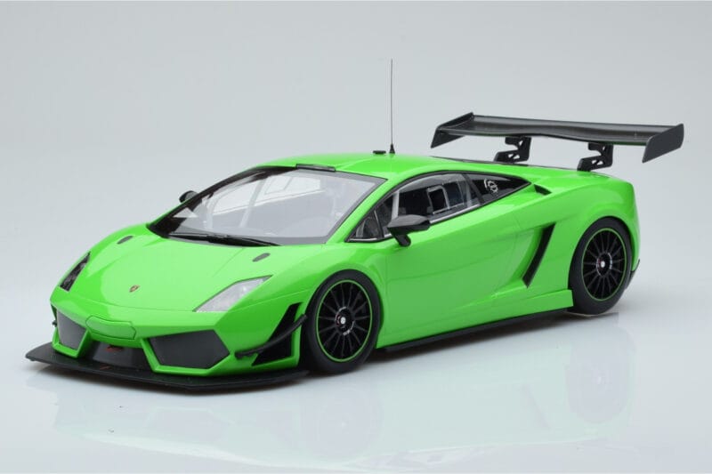 Lamborghini Gallardo LP600+ GT3 Žalias Minichamps 1:18