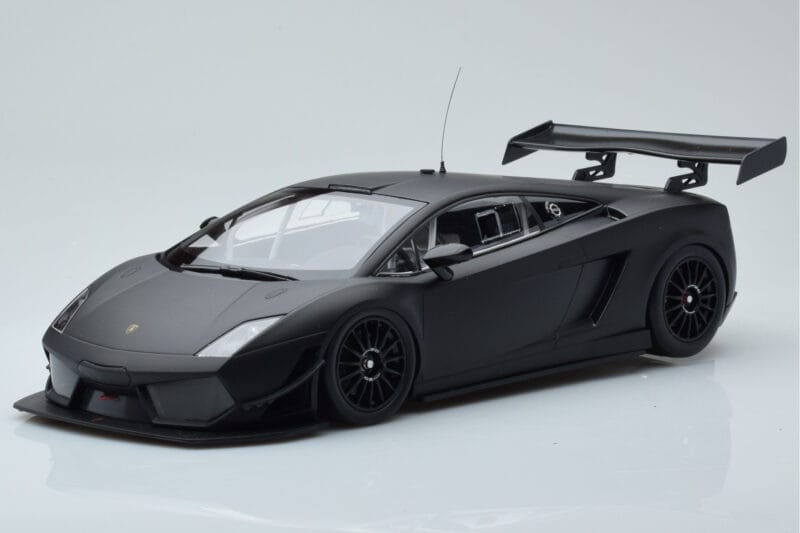 Lamborghini Gallardo LP600+ GT3 Matinis Juodas Minichamps 1:18