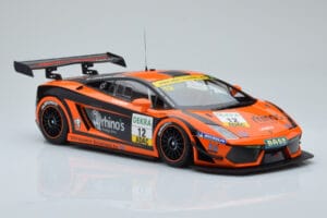 Lamborghini Gallardo LP600+ GT3 Rhinos Leipert Motorsport #12 A. Petrishin / D. Leiper ADAC GT Masters 2011 Minichamps 1:18 1 - nuotrauka 4 iš 6