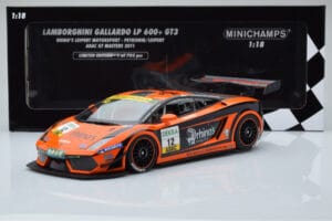 Lamborghini Gallardo LP600+ GT3 Rhinos Leipert Motorsport #12 A. Petrishin / D. Leiper ADAC GT Masters 2011 Minichamps 1:18 1 - nuotrauka 6 iš 6