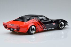 Lamborghini Miura LB Works Liberty Walk Advan GT Spirit 1:18 KJ033 Derva - nuotrauka 2 iš 6
