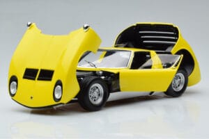 Lamborghini Miura SV Geltonas Kyosho 1:18 08317Y Metalas - nuotrauka 2 iš 11