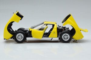 Lamborghini Miura SV Geltonas Kyosho 1:18 08317Y Metalas - nuotrauka 4 iš 11