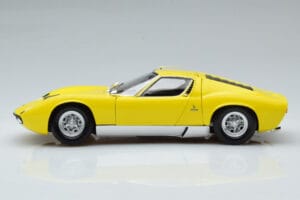 Lamborghini Miura SV Geltonas Kyosho 1:18 08317Y Metalas - nuotrauka 5 iš 11
