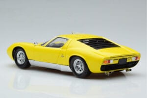 Lamborghini Miura SV Geltonas Kyosho 1:18 08317Y Metalas - nuotrauka 7 iš 11