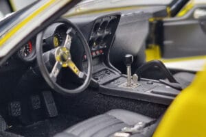 Lamborghini Miura SV Geltonas Kyosho 1:18 08317Y Metalas - nuotrauka 8 iš 11