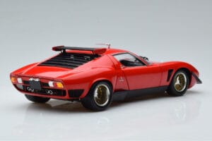 Lamborghini Miura SVR Raudonas Kyosho 1:18 08319RBK Metalas - nuotrauka 3 iš 9