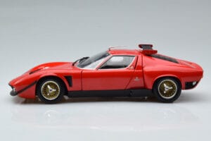 Lamborghini Miura SVR Raudonas Kyosho 1:18 08319RBK Metalas - nuotrauka 5 iš 9