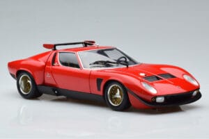 Lamborghini Miura SVR Raudonas Kyosho 1:18 08319RBK Metalas - nuotrauka 6 iš 9