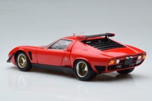 Lamborghini Miura SVR Raudonas Kyosho 1:18 08319RBK Metalas - nuotrauka 7 iš 9