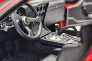 Lamborghini Miura SVR Raudonas Kyosho 1:18 08319RBK Metalas - nuotrauka 8 iš 9