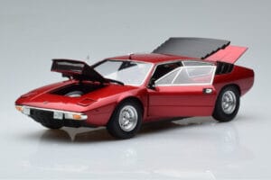 Lamborghini Urraco P250 Raudonas Kyosho 1:18 08446R Metalas - nuotrauka 2 iš 10