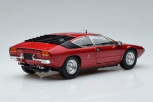 Lamborghini Urraco P250 Raudonas Kyosho 1:18 08446R Metalas - nuotrauka 3 iš 10