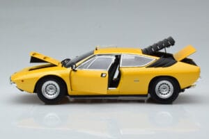 Lamborghini Urraco Geltonas Kyosho 1:18 08446GY Metalas - nuotrauka 4 iš 10