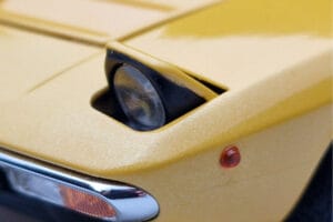Lamborghini Urraco Geltonas Kyosho 1:18 08446GY Metalas - nuotrauka 8 iš 10