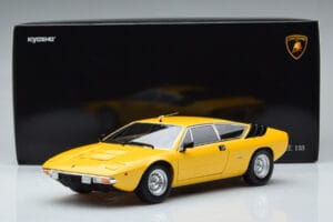 Lamborghini Urraco Geltonas Kyosho 1:18 08446GY Metalas - nuotrauka 10 iš 10