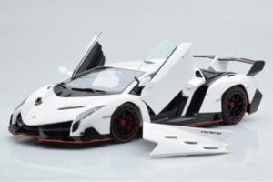 Lamborghini Veneno Baltas AUTOart 1:18 74507 Metalas - nuotrauka 2 iš 8