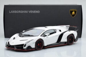 Lamborghini Veneno Baltas AUTOart 1:18 74507 Metalas - nuotrauka 8 iš 8