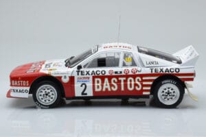 Lancia 037 Bastos #2 P. Snijers / D. Colebunders Rally Ypres 1985 IXO 1:18 18RMC136 Metalas - nuotrauka 3 iš 6