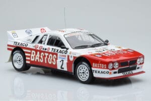 Lancia 037 Bastos #2 P. Snijers / D. Colebunders Rally Ypres 1985 IXO 1:18 18RMC136 Metalas - nuotrauka 4 iš 6
