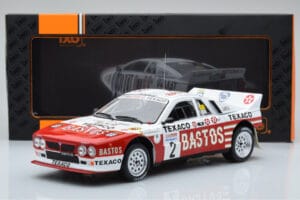Lancia 037 Bastos #2 P. Snijers / D. Colebunders Rally Ypres 1985 IXO 1:18 18RMC136 Metalas - nuotrauka 6 iš 6