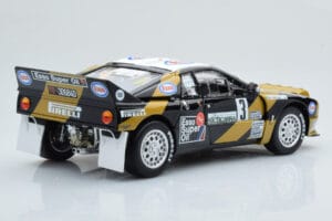 Lancia 037 ESSO #3 F. Tabaton Rally Targa Florio 1985 Kyosho 1:18 08306H Metalas - nuotrauka 4 iš 8