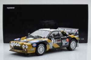 Lancia 037 ESSO #3 F. Tabaton Rally Targa Florio 1985 Kyosho 1:18 08306H Metalas - nuotrauka 8 iš 8