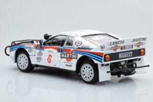Lancia 037 Martini #8 A. Bettega / M. Perissinot Safari Rally 1985 Kyosho 1:18 08306J Metalas - nuotrauka 7 iš 8