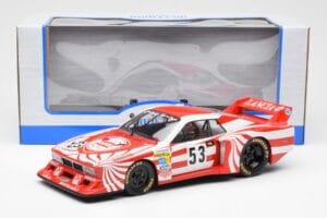Lancia Beta Montecarlo Gr.5 #53 R. Patrese / E. Cheever 6 Hours of Silverstone 1980 MCG 1:18 MCG18814R Metalas - nuotrauka 6 iš 6
